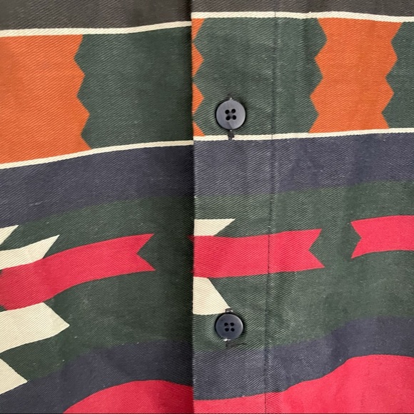 Vintage southwest button down shirt tribal USA - Picture 7 of 9
